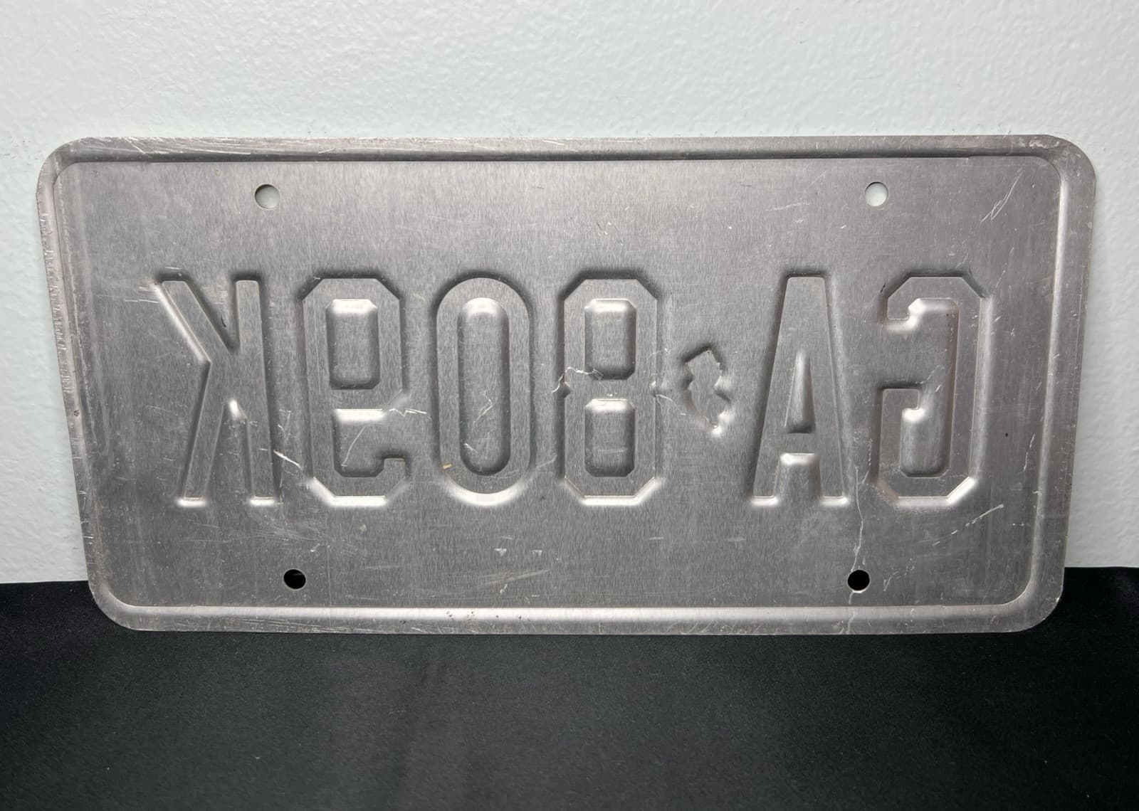 New Jersey Garden State Yellow License Plate #GA-809K NJ Local Home Decor Craft 2