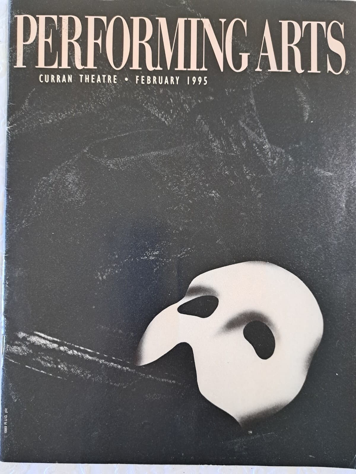 San Francisco Curran Theatre Perform Arts Phantom of the Opera Program Feb 1995