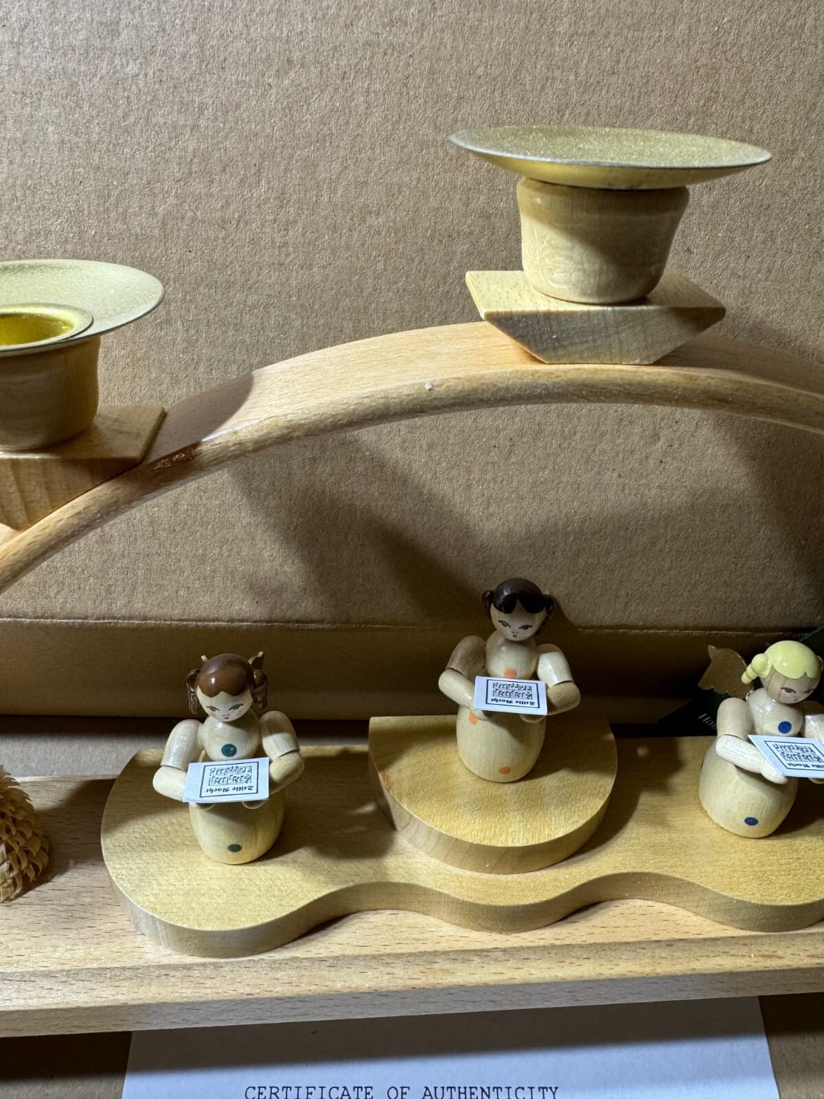 Richard Glasser Christmas Advent Children Singing 5-Candle Holder - 7.0" Tall 4