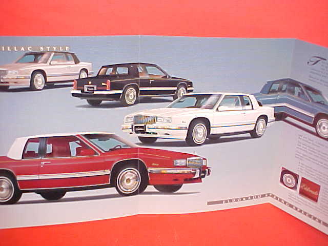 1990 CADILLAC ELDORADO SPRING EDITION DEALER ORDER BROCHURE CATALOG PORTFOLIO 