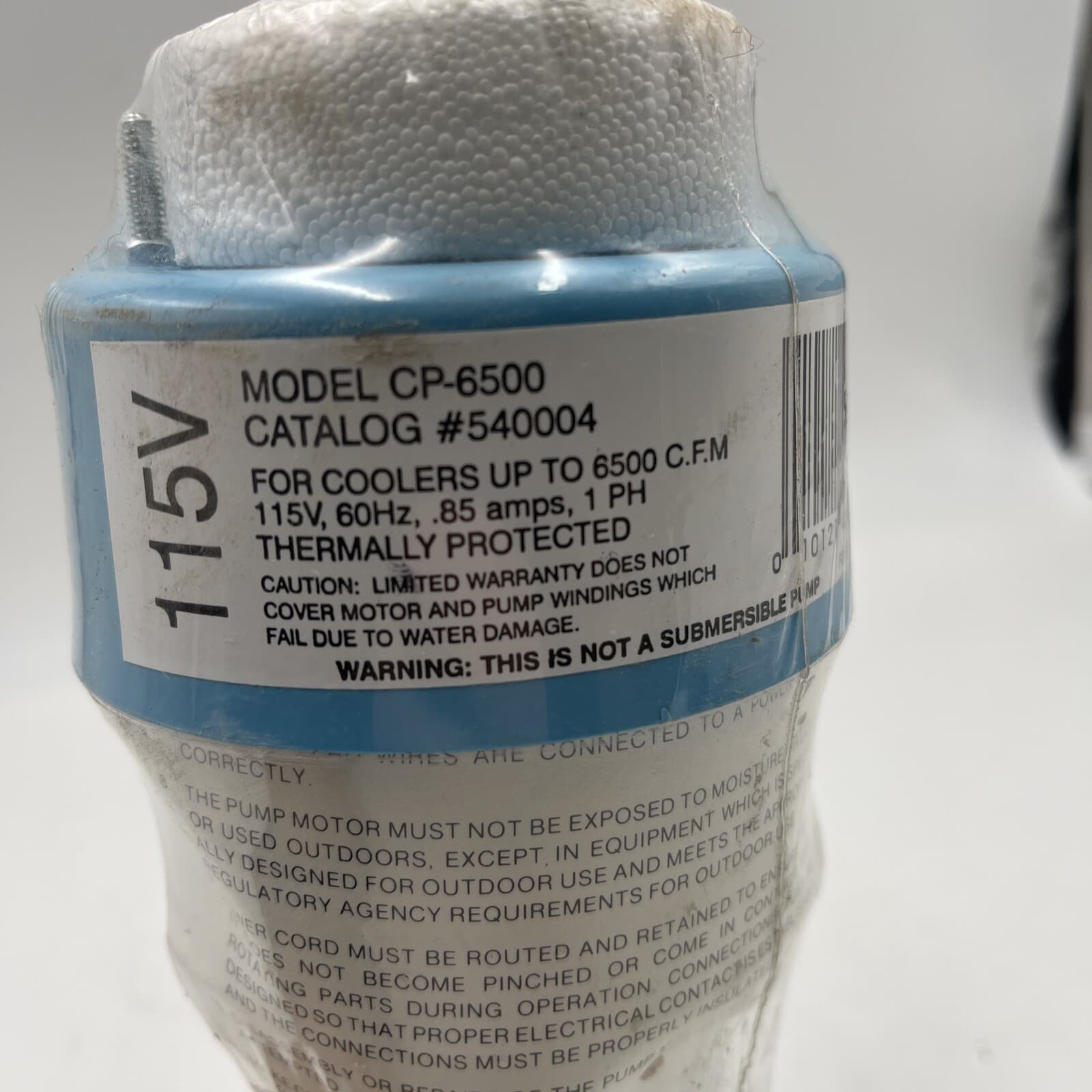 Little Giant Pump CP-6500 540004 6500CFM 115V Evaporative Cooler Pump 2