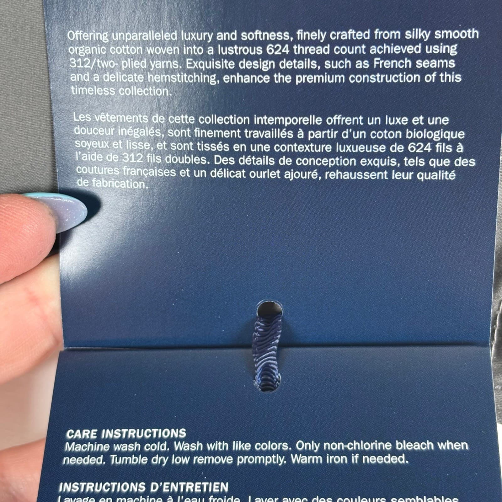 Ralph Lauren Organic Sateen Border European Sham Graphite 26x26 Preppy NEW 6