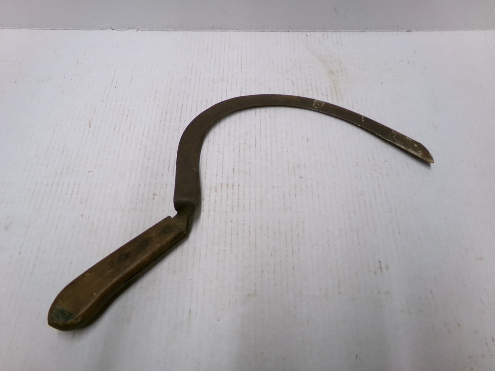 Vintage Antique Village Blacksmith Farm Hand Scythe Sickle Rustic Hand Tool 5