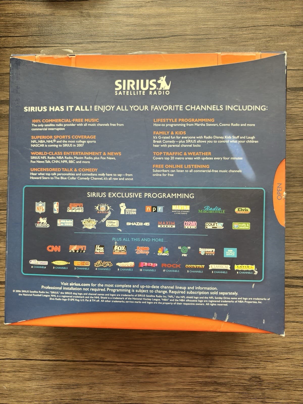 Sirius Sportster 4 SP4-TK1 For Sirius Car Satellite Radio Receiver New Open bx 2