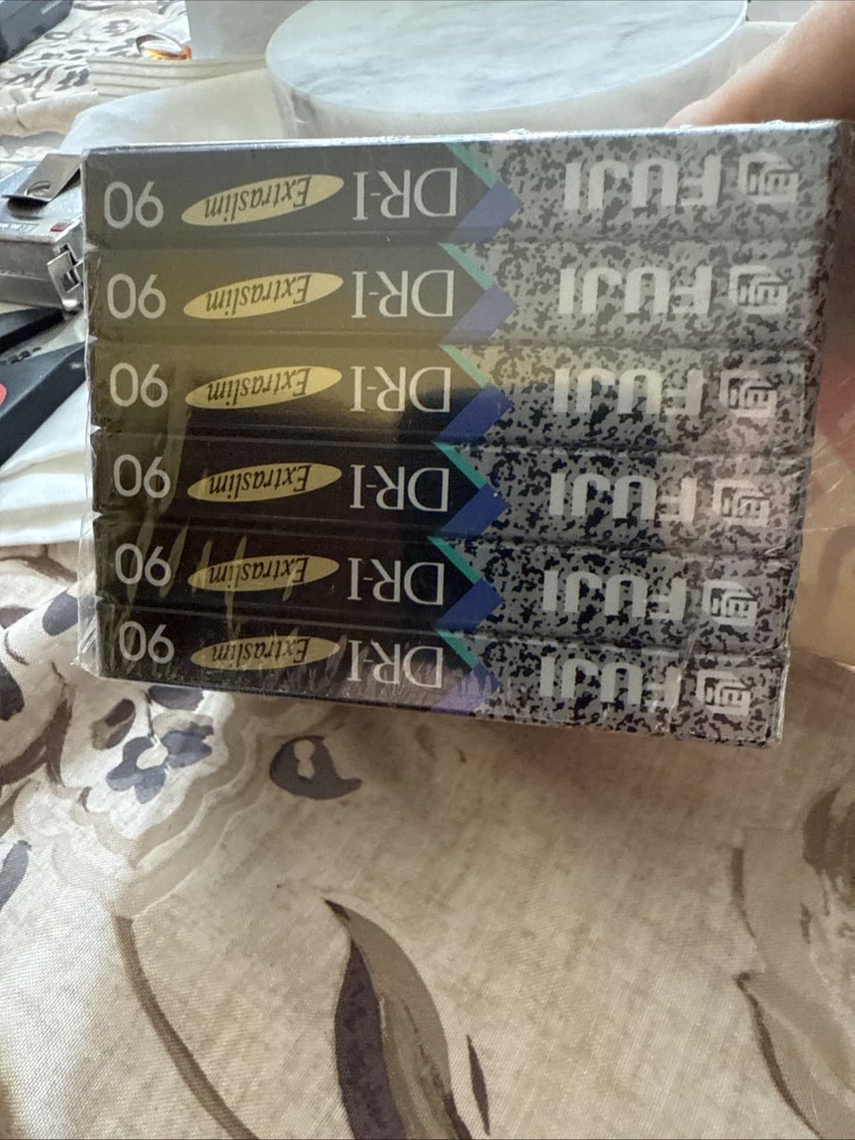 Fuji DR-I Extra Slim Blank Cassette Tapes 6 Pack NEW 90 IEC I Type I Normal 6