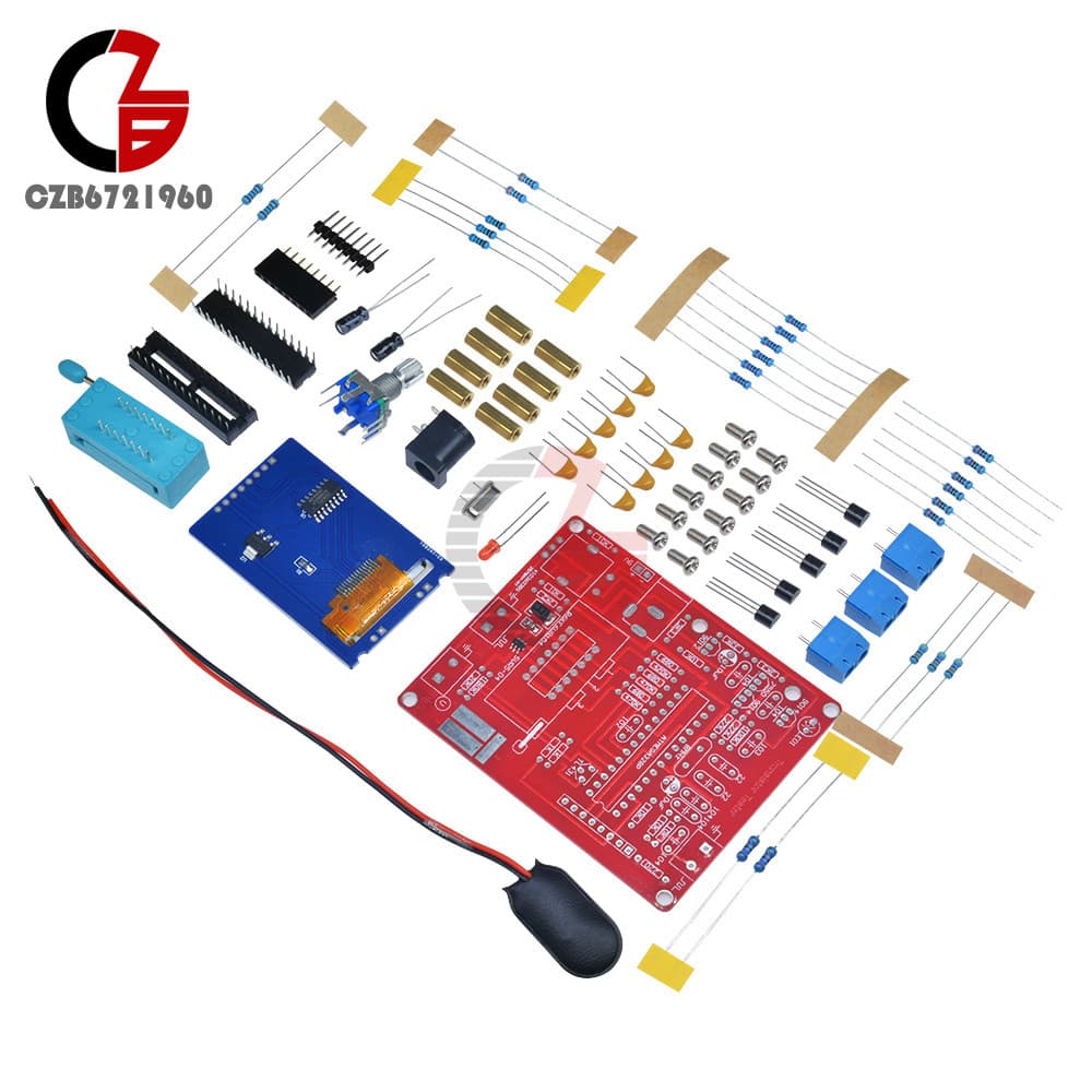 DIY TFT Mega328 Transistor Tester LCR Capacitance ESR meter Kit Frequency Signal 5