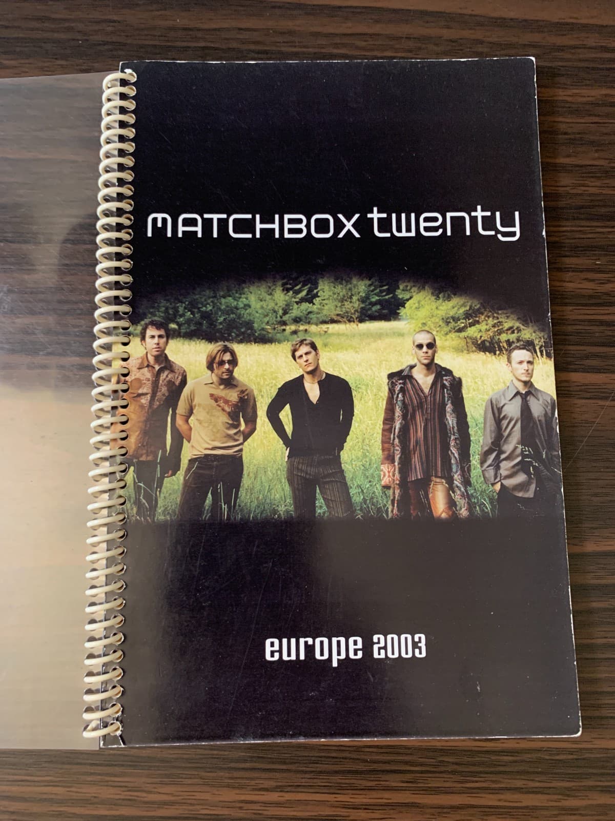 Rare Vintage 2003 Europe Matchbox 20 Band Artist Crew Only Itinerary Tour Book 2