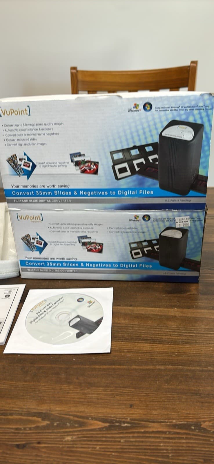 VuPoint Solutions 35mm & Negative Converter To Digital Original Box 5