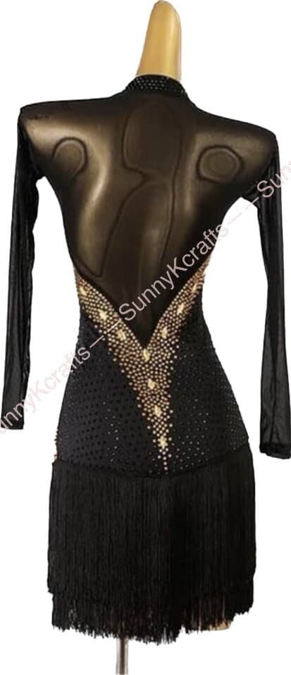 SunnyK Handmade Samba Ballroom Swing Salsa Rumba Latin Dance Dress RHYTHM 2