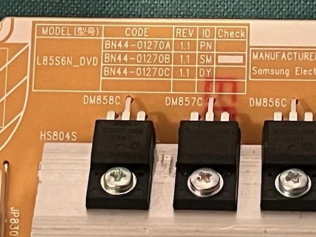 Samsung QN85Q7FAAF Power Supply Board 5