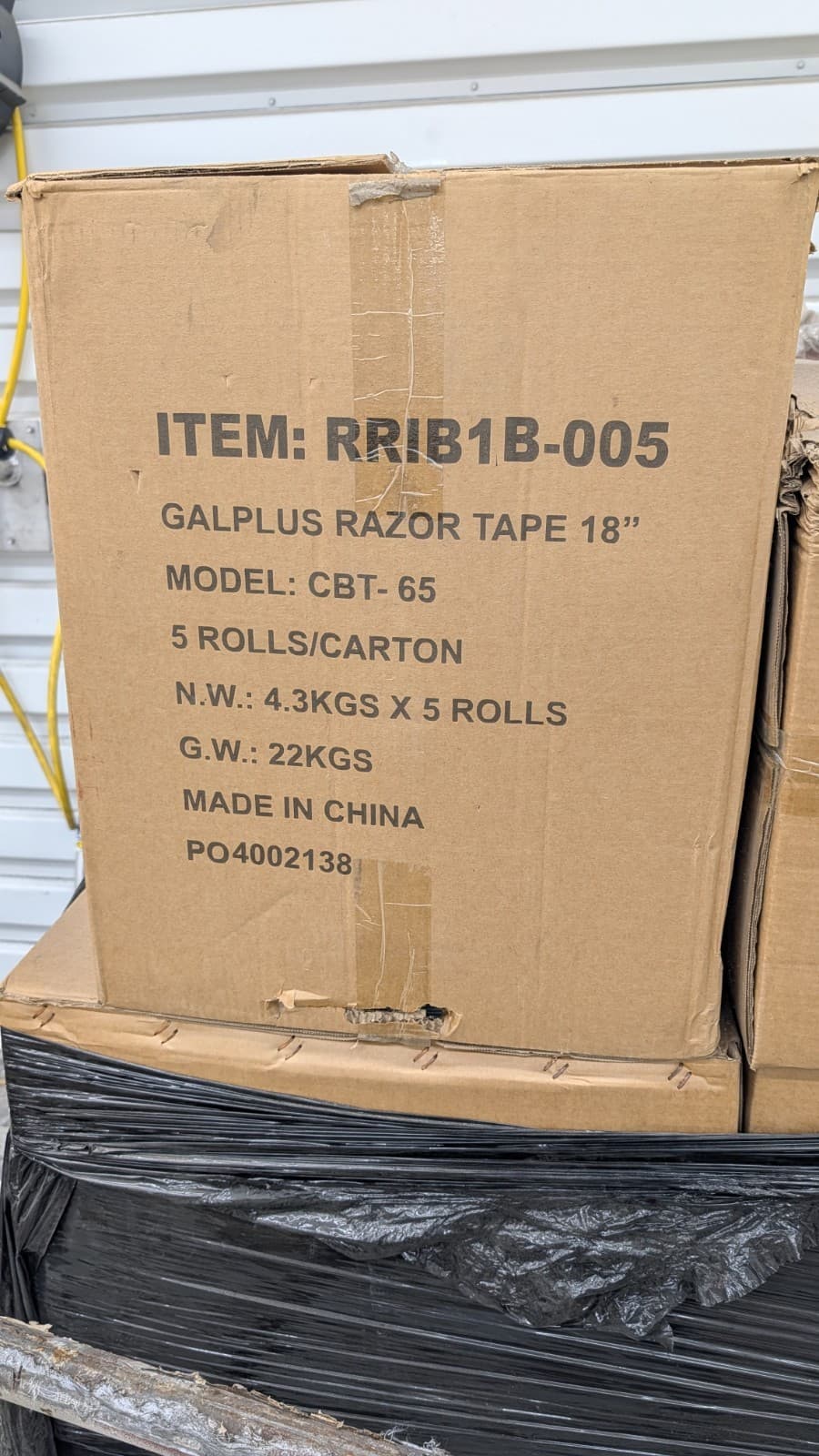 RAZOR WIRE, STAINLESS CORE/BARBS. 5 COILS/CASE