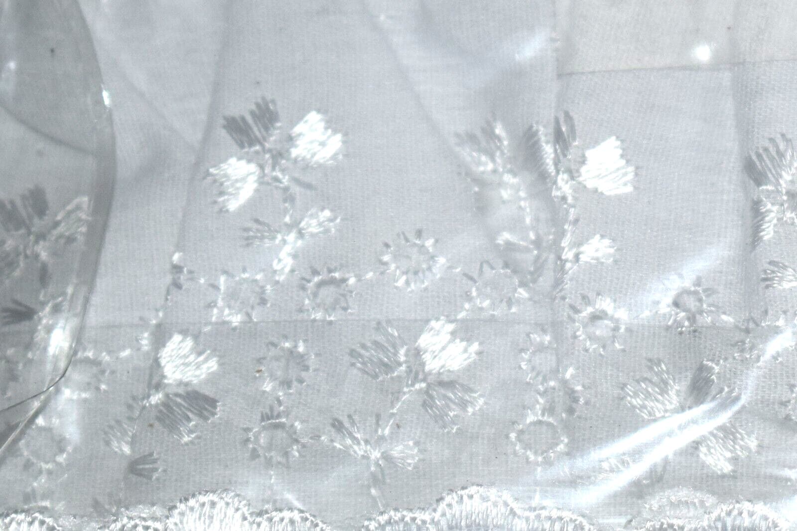 Vintage SPRINGMAID Lucerne La Pillow Sham White Eyelet Standard  Made in USA 6