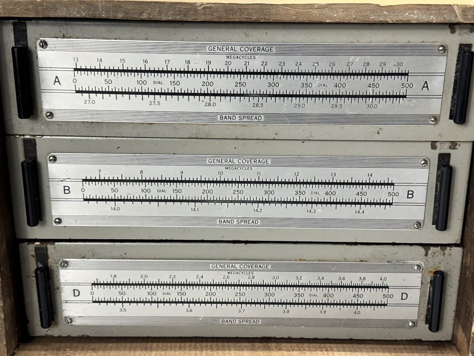 NATIONAL COIL SET HRO 7 IN BOX A B D INCLUDES WOOD BOX 3