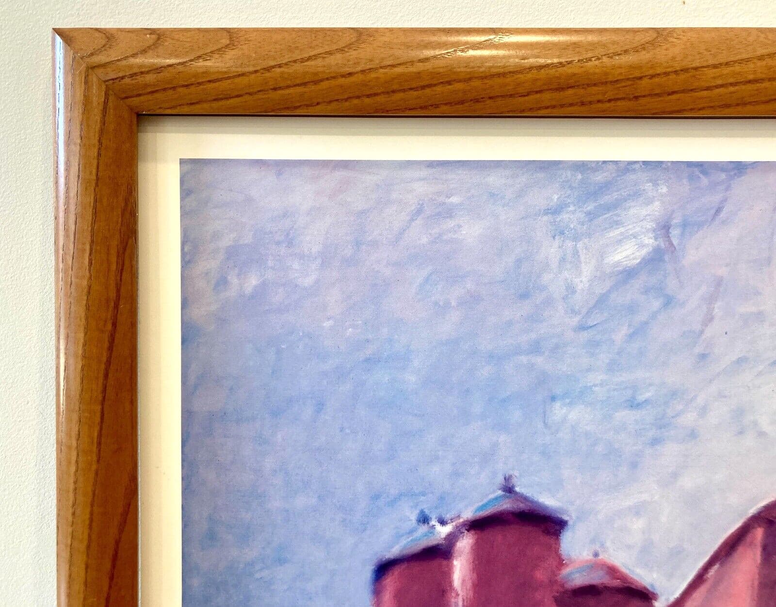 FRAMED New England Bach Festival Fall 1986 Poster Limited # 468 Wolf Kahn 6