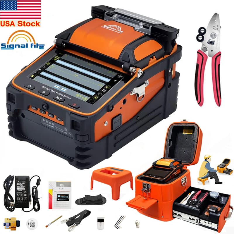 Signal Fire New AI-9 Fiber Optical Fusion Splicer automatic Splicing Machine kit