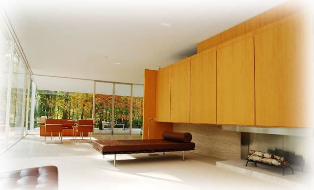 Mies van der Rohe modern design, Farnsworth House, architectural drawings 5