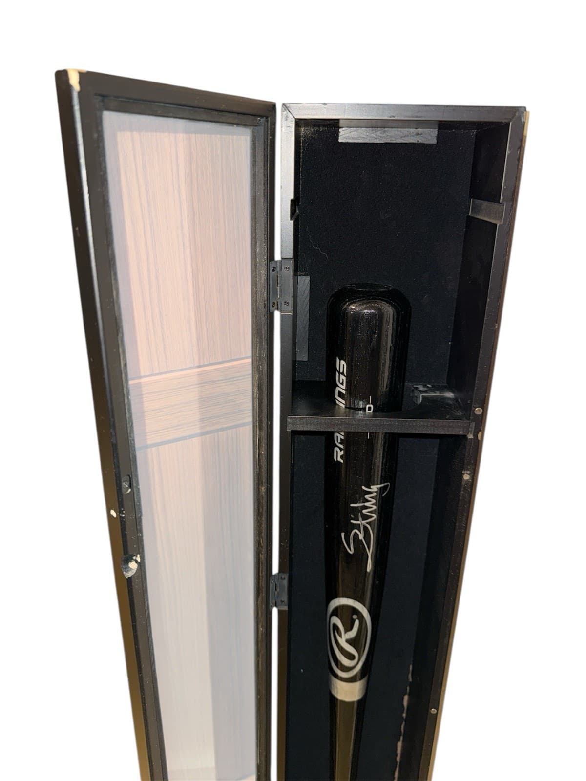 Sting WWE Autographed Rawlings Baseball Bat Beckett Authenticated + Display Case 4