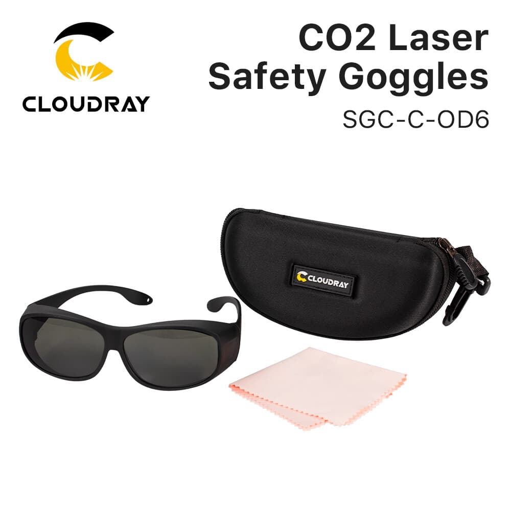CO2 OD6+ 10.6um Protective Laser Safety Goggles Safety Glasses for Co2 Engraver 6