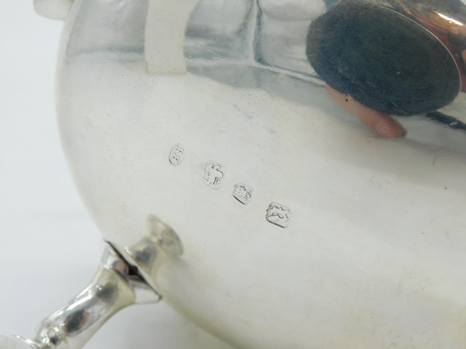 George III Sterling Silver Sauce Boat Antique 1772 London Robert Hennell I 5