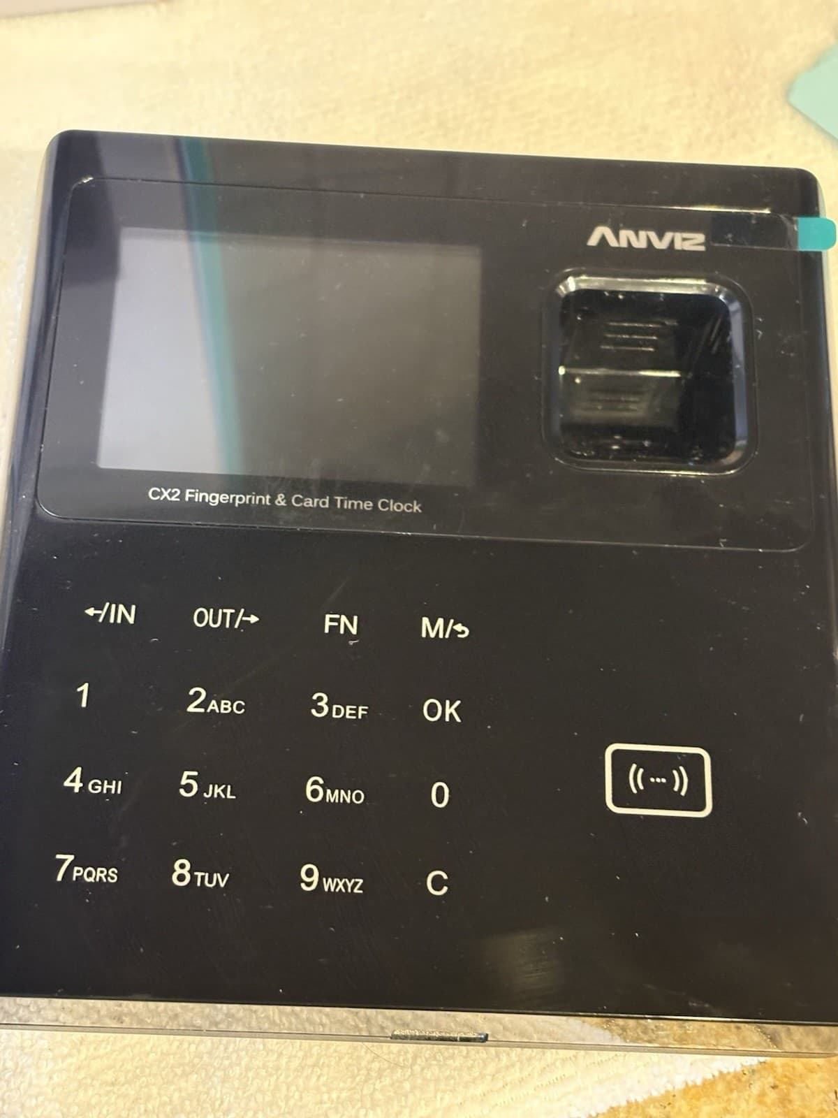 ANVIZ CX2 FINGERPRINT AND CARD BIOMETRIC TIME CLOCK FOR SMALL BUSINESS EMPLOYEES 3