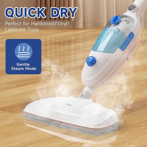 Steam Mop for Floor Cleaning, 10in1 Multi Purpose Handheld Steamer White 4