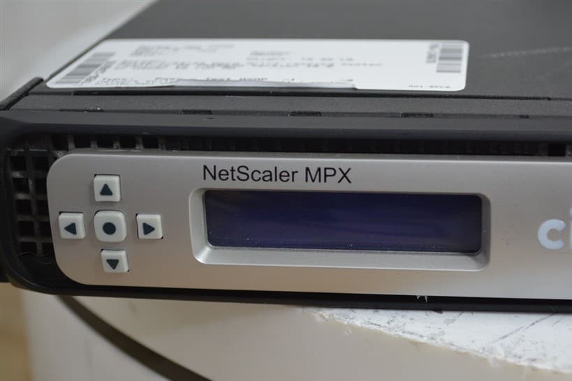Citrix Netscaler MPX 5500 Load Balancing Application Device SEE NOTES 2