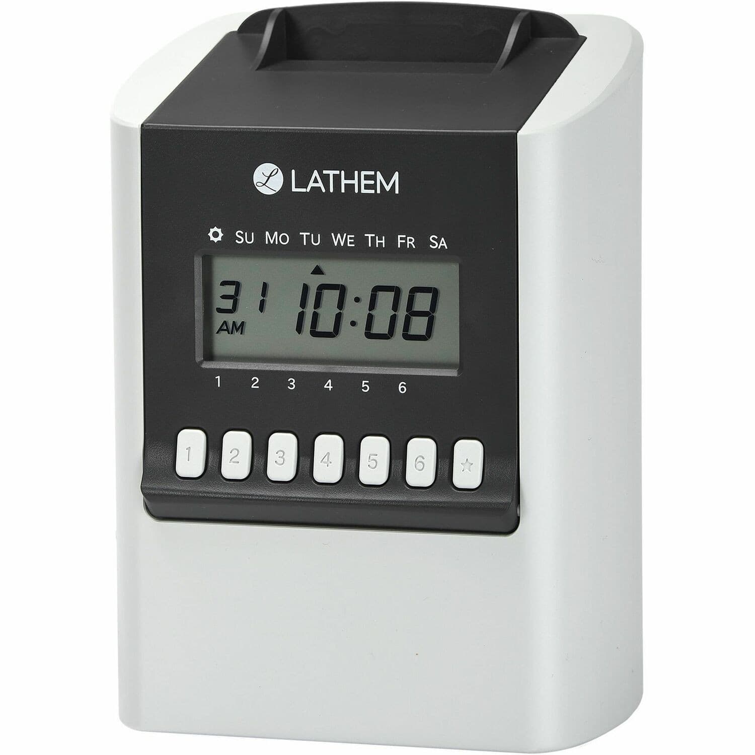 Lathem 700E Calculating Electronic Time Clock 2
