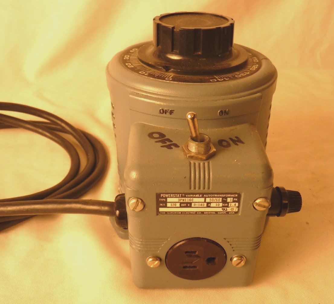 Powerstat VARIAC Variable Auto Transformer 3PN116c Exc Cond