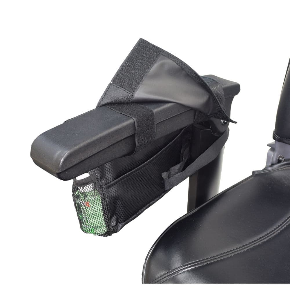 Saddle Bag for Mobility Scooter, Wheelchair, and Power Chair (Large, Gray Camo) 5