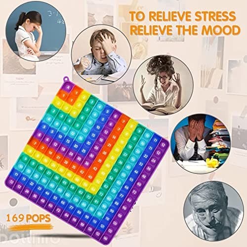 Multiplication 12x12, Addition 1-12, Math Fidget Popper, Learn Multiplication,  4