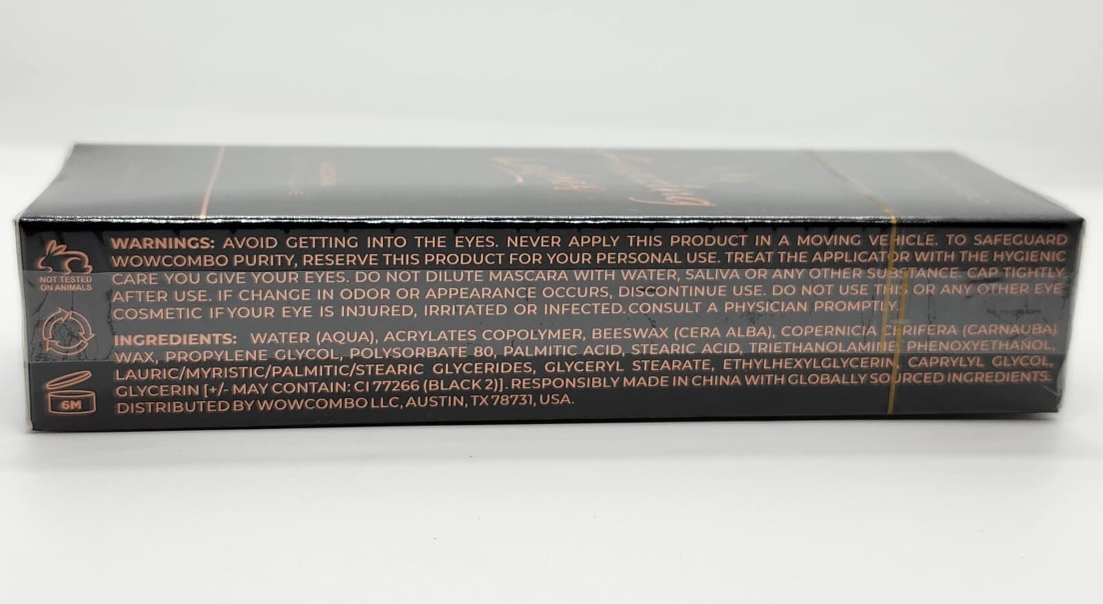 My Amazing Lashes Mascara Length and Volume RICH BLACK Smudge Proof WOWCOMBO NEW 2