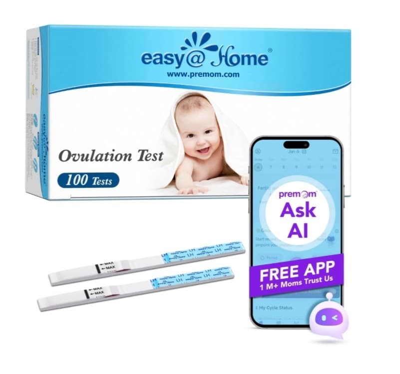 Easy@Home 100 Ovulation LH Tests – Fertility Predictor Kit
