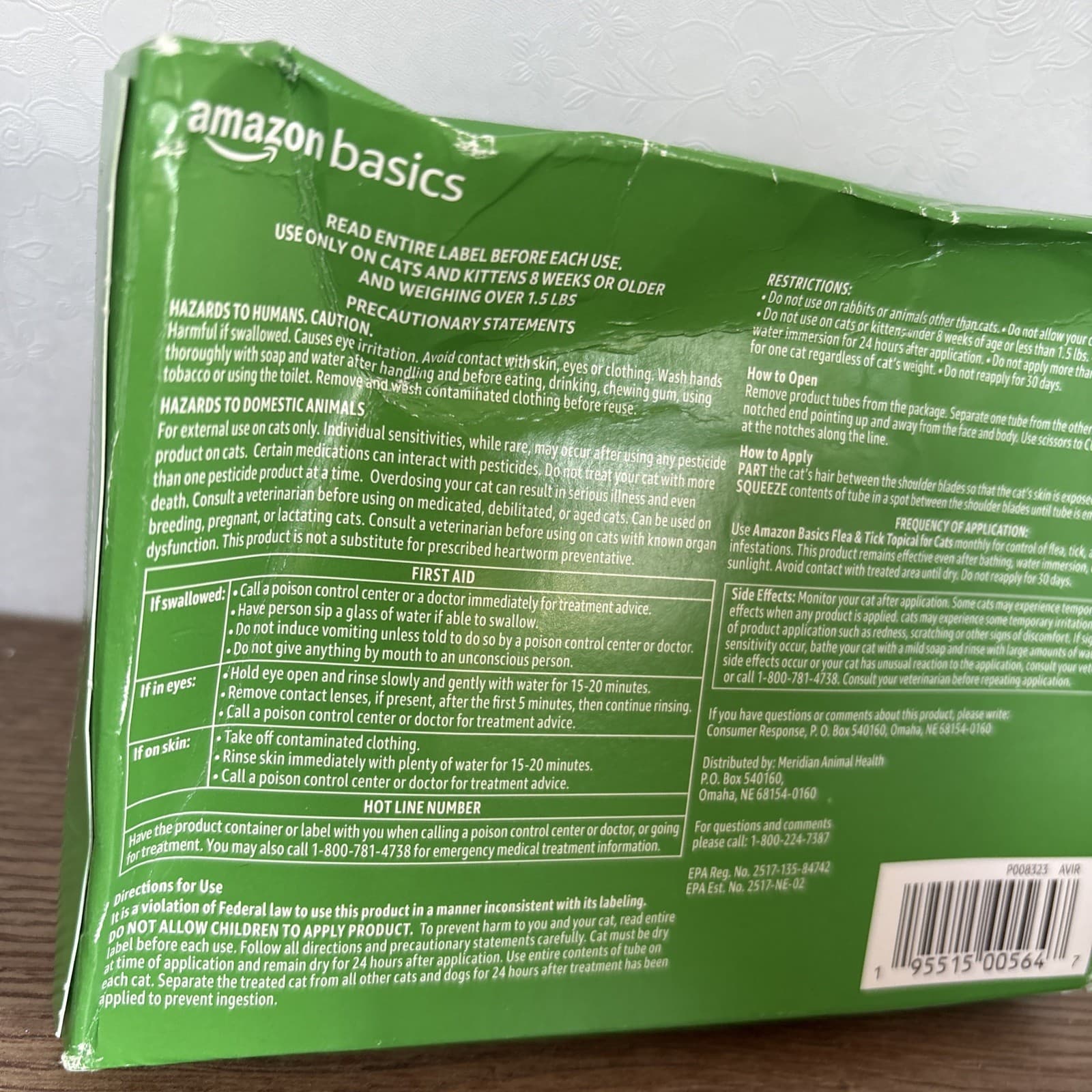 Amazon Basics Flea & Tick Topical Treatment for Cats - 6 Waterproof Applications 4