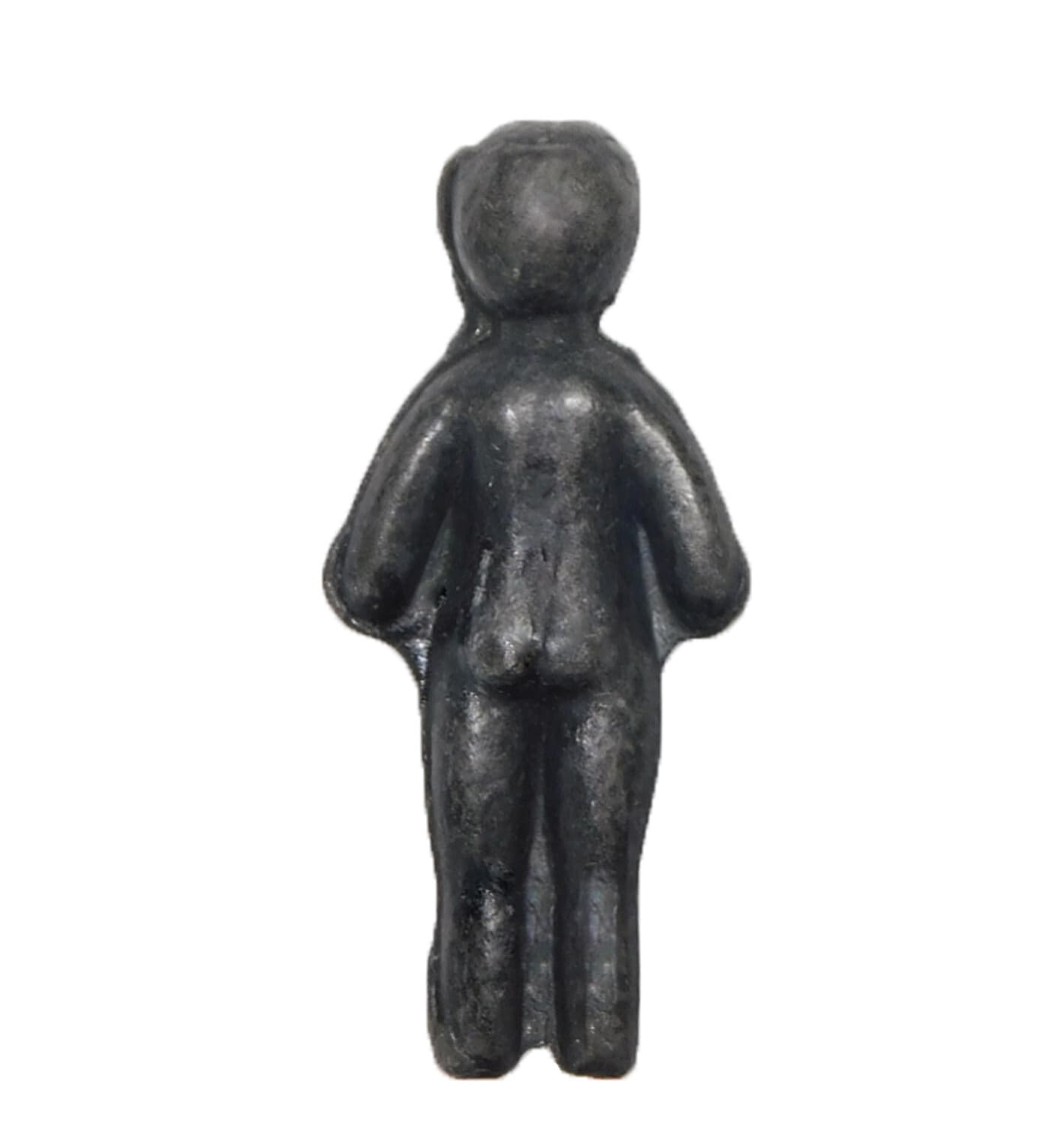 1936 CRACKER JACK FROZEN CHARLOTTE DOLL PRIZE METAL EARLY TOY 3