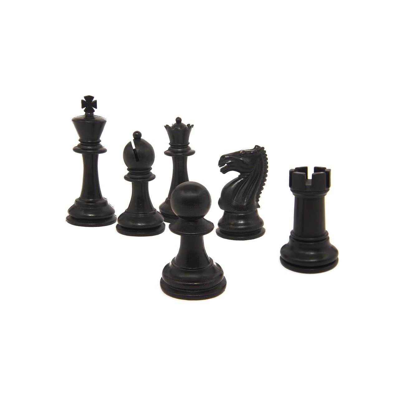 WE Games Best Value Tournament Chess Set, Black Board, Pieces, Bag, Instructions 5
