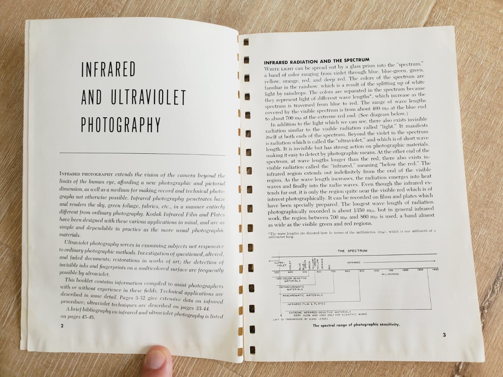 KODAK Infrared & Ultraviolet Photography 1955 PB Vintage Booklet M-3 5