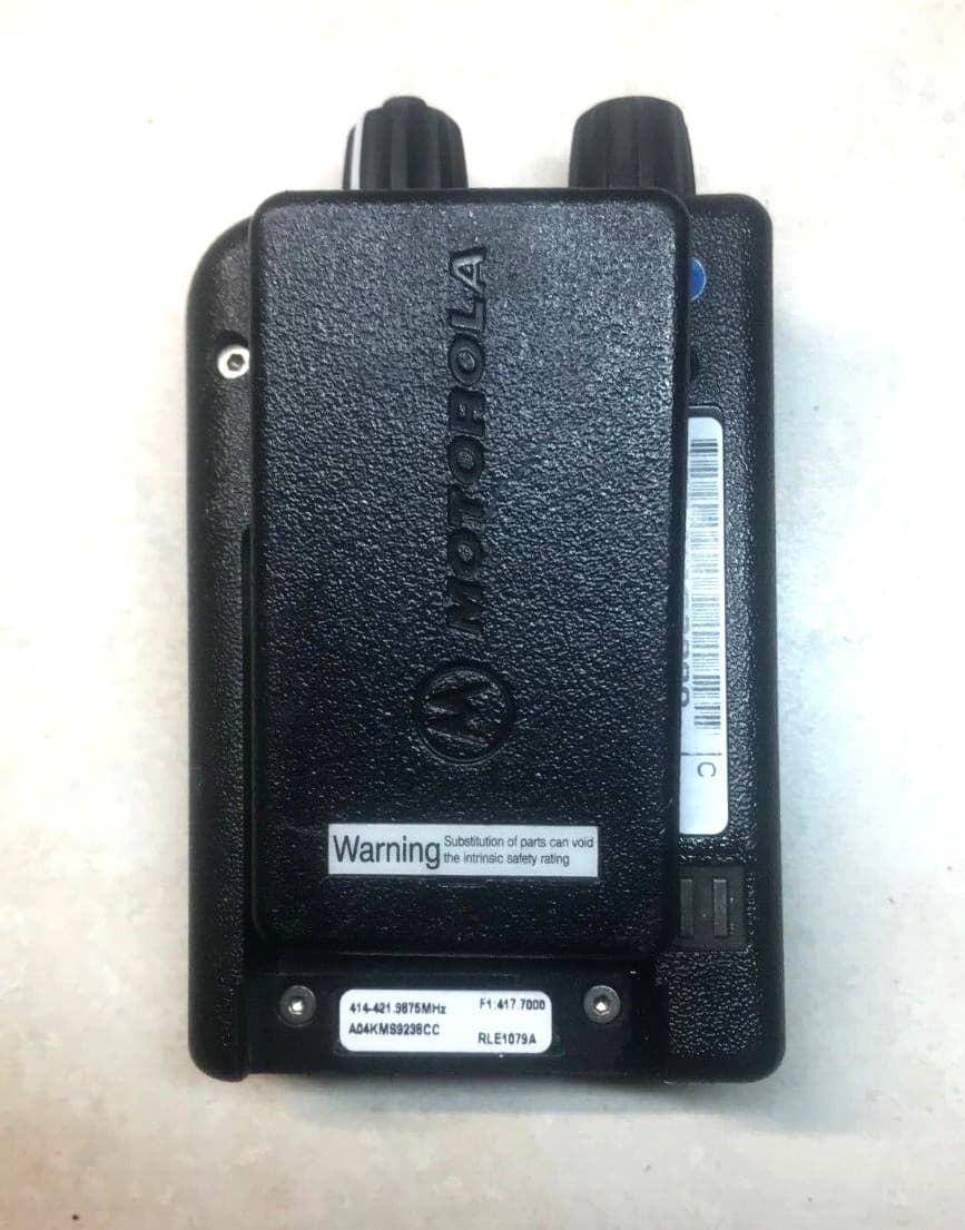 Motorola Minitor V (5) UHF 2-Channel Stored Voice Pager 414-421.9875 MHz 2