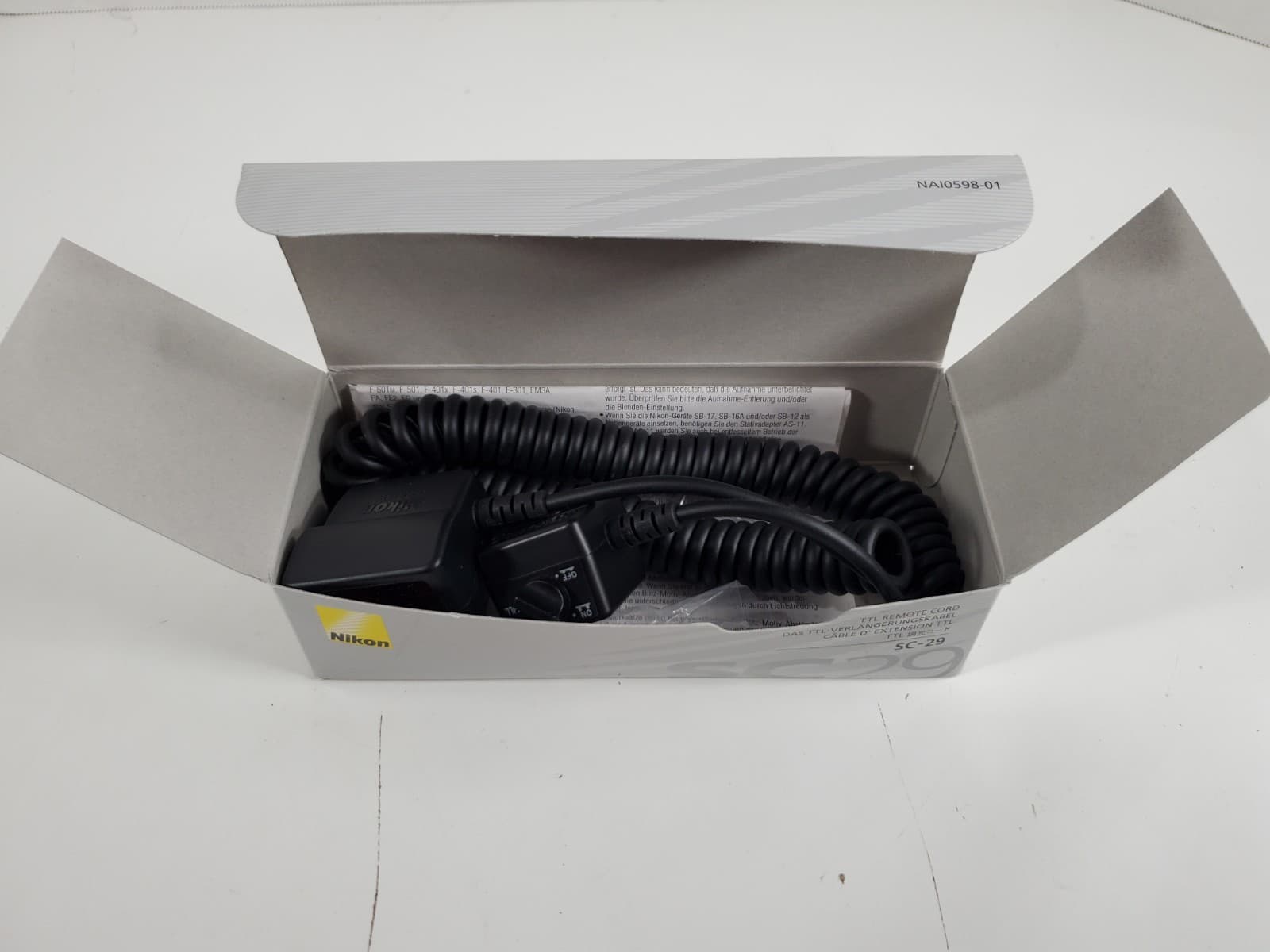 Nikon SC-29 off-camera TTL Flash Speedlight Remote cable SC29+AF Assist++GREAT 6