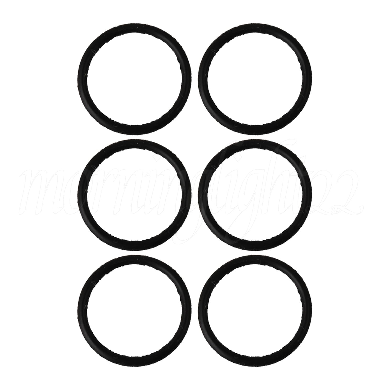 50 Pcs Black Rubber Bumper O-Rings for Trumpet/Cornet Tuning Slide Stop 4