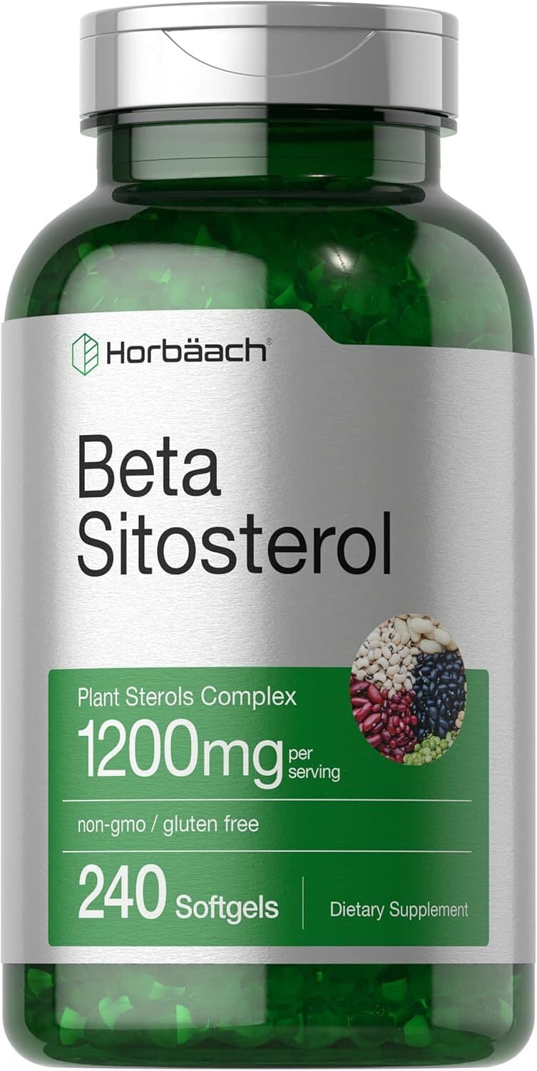 Beta Sitosterol | 1200mg | 240 Softgel | Plant Sterols Complex | by Horbaach
