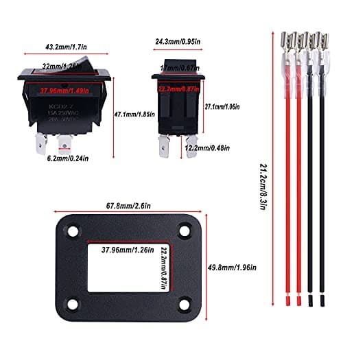  Power Stabilizer Switch RV Jacks Leveling Momentary Reverse Polarity Rocker  6