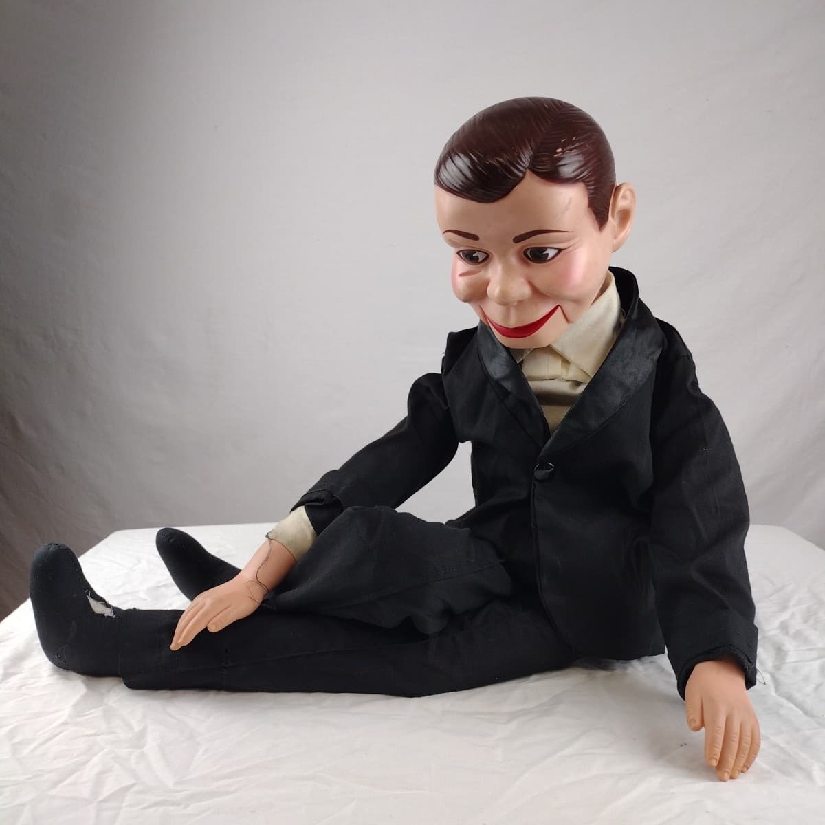 Juro Novelty Charlie McCarthy Ventriloquist Doll 30" 1977 Incomplete