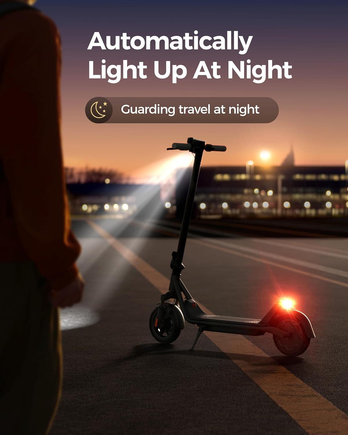 2025 Electric Scooter for Adults Teens Folding E-Scooter w/ APP&Shock Suspension 5