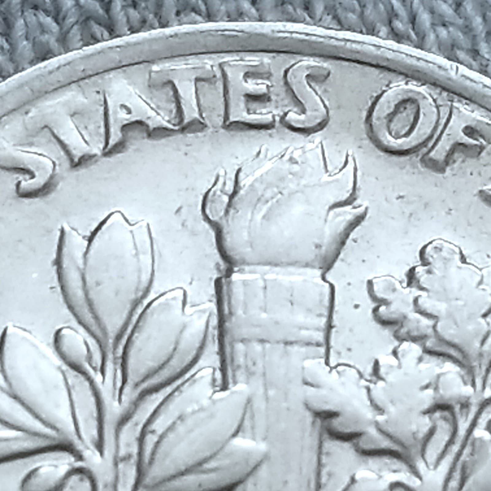 1985 D Roosevelt Dime 10c Strike Errors Broadstrike error Fade Fat Letters GREAT 6