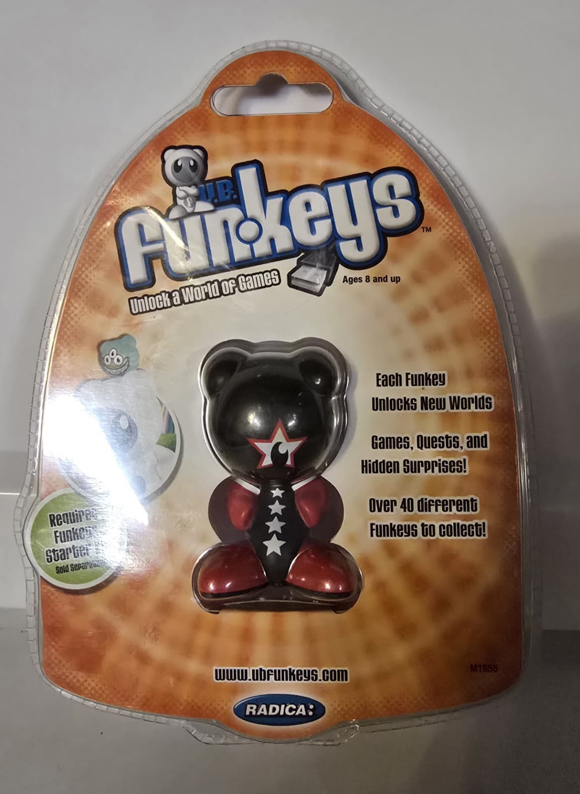 NEW U.B. Funkeys BLACK VROOM VERY RARE  NEW IN PACKAGE