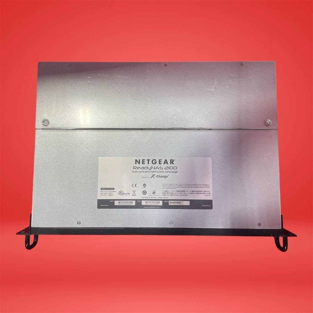 Netgear ReadyNAS 2100 RNDU2000 1U Rackmount NAS Storage Server – No HDDs