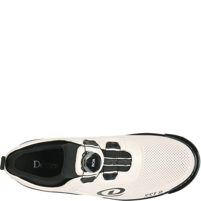 MENS DEXTER SST 8 BOA MC PARCHMENT/BLACK BOWLING SHOES - SIZE 9 1/2 BRAND NEW 5
