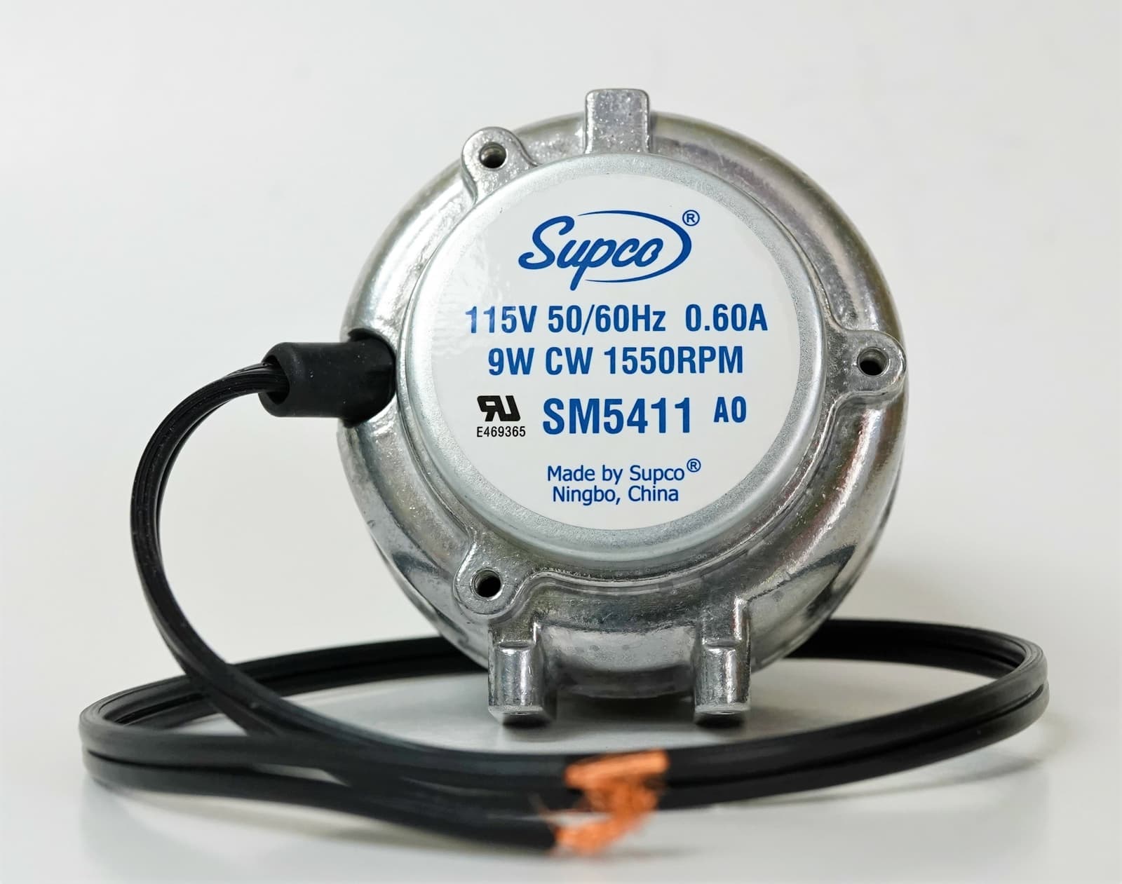 5411 Refrigerator Refrigeration Condenser Unit Bearing Motor 9 Watt CW 115 V 2