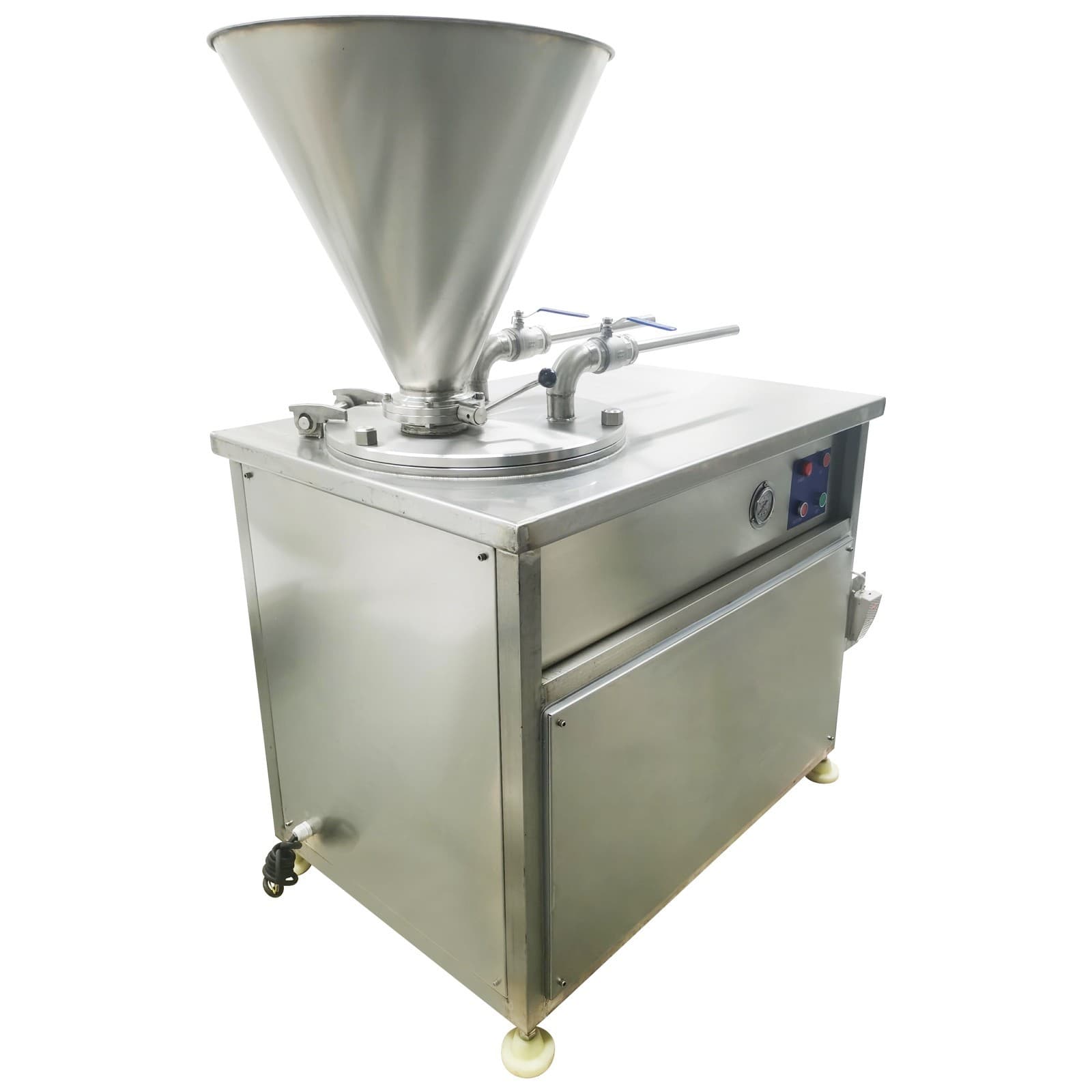 Hydraulic Auto Sausage Filling Machine Double-tube Commercial Sausage Stuffer 4