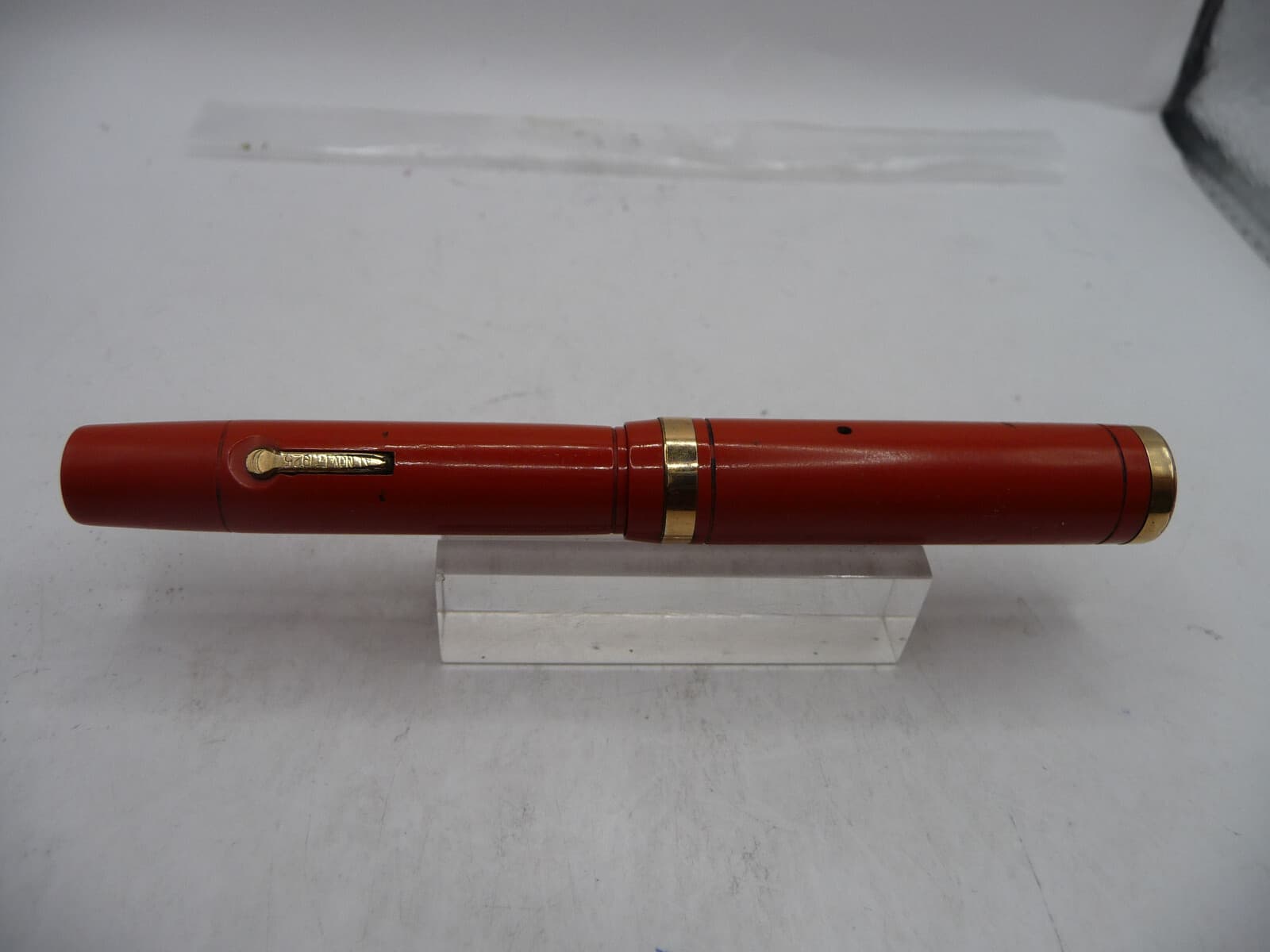 Conklin Vintage Orange Endura Ring Top Fountain pen-l4k fine nib 5